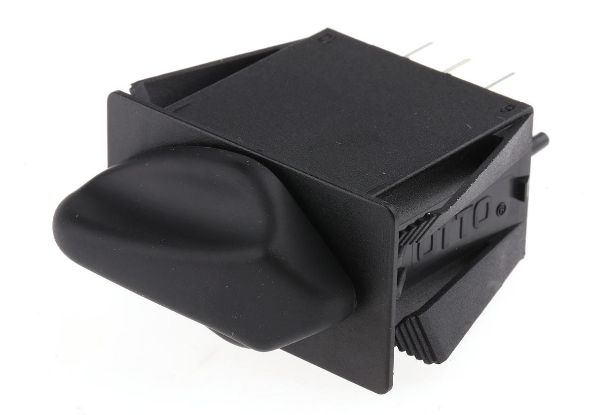 Otto R2, 3 Position DPDT Rotary Switch, 20A, Tab