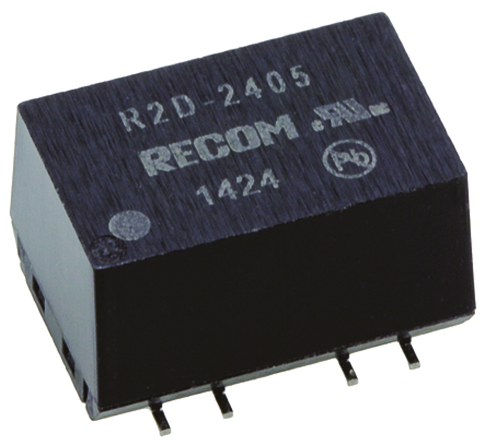 Recom DC/DC Converter, 5V/ 200 mA, 5V Input, 4.5V Input 2 W, Surface, 100 °C Max Temp -40 °C Min Temp, 10-Pin Surface