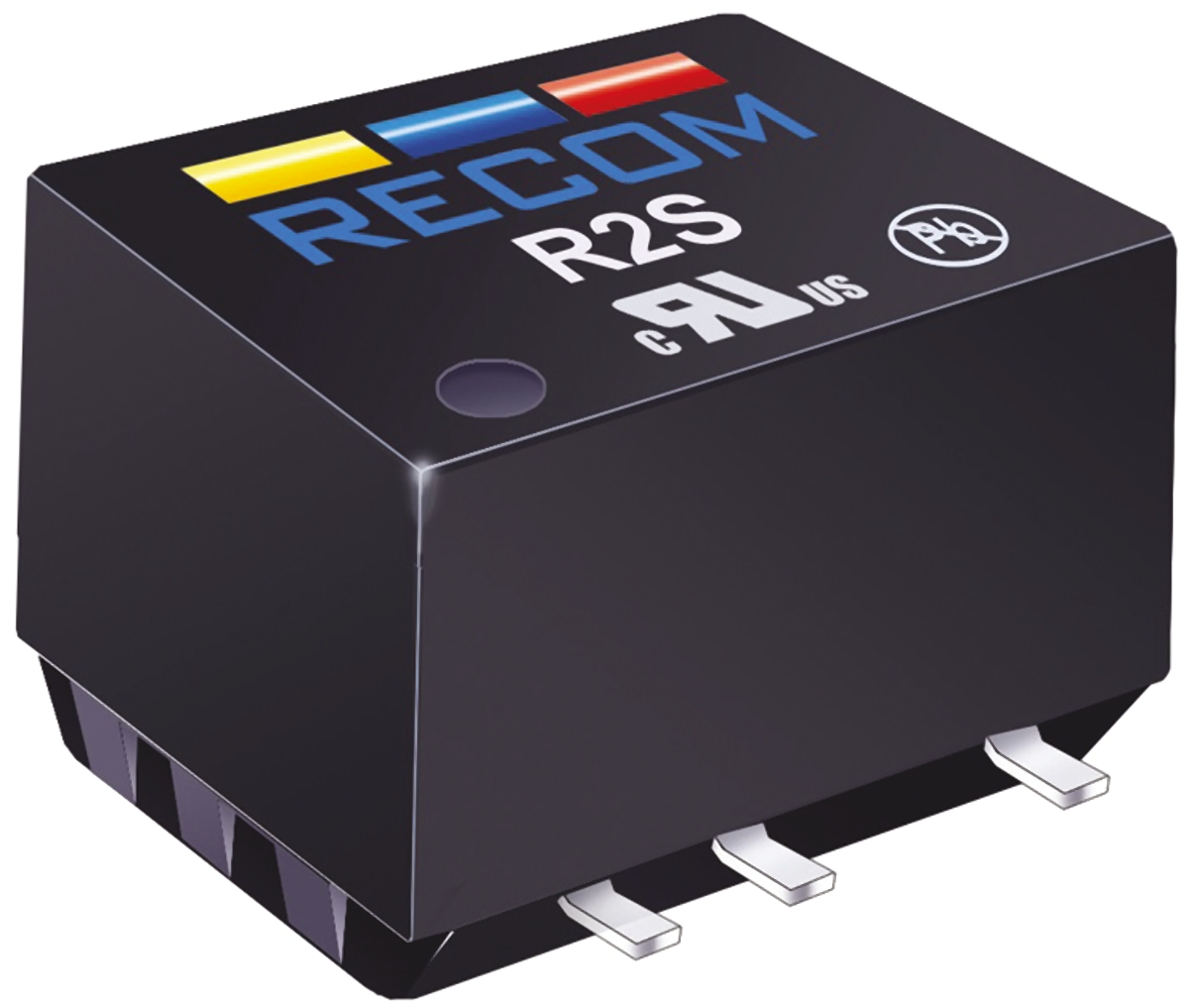 Recom DC/DC Converter, 5V/ 400 mA, 12V Input, 4.5V Input 2 W, Surface, 100 °C Max Temp -40 °C Min Temp, 8-Pin Surface