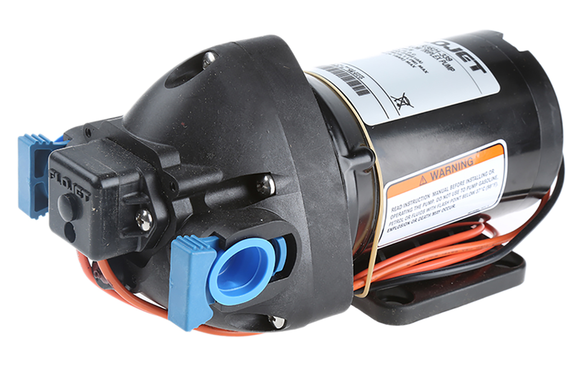 Xylem Flojet Diaphragm Electric Positive Displacement Pump, 7.6L/min, 4.1 bar, 24V dc