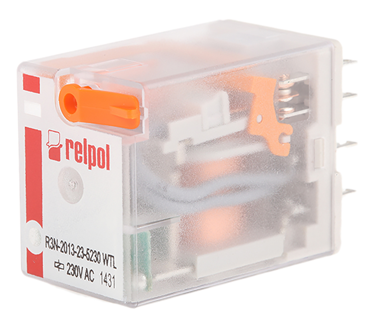 Relpol Surface Power Relay, 230V ac Coil, 10A Switching Current, 3PDT