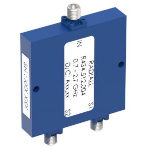 Radiall SMA RF Splitter 50 Ω, Frequency 0.7GHz, 2.7 GHz, Coaxial
