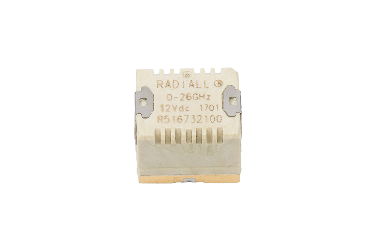 Radiall Through Hole High Frequency Relay, 12 V dc Coil, 8 GHz Max. Coil Freq., SPDT
