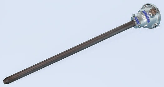 Reckmann Type K Thermocouple 710 mm Length, 22 mm Diameter → 1370 °C Max