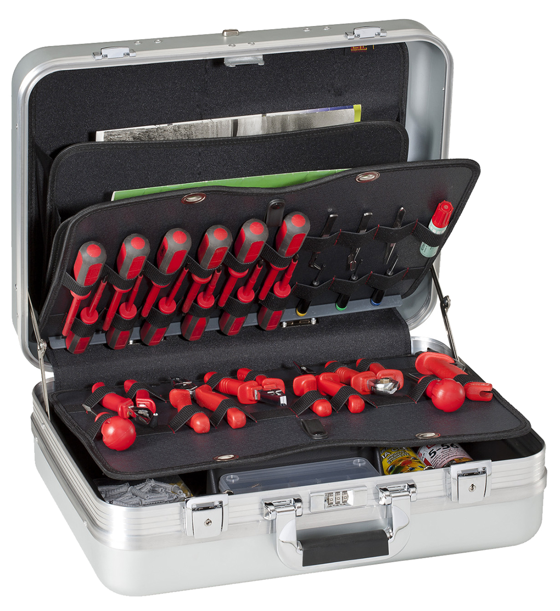 r7top GT Line 2 Drawer Aluminium Tool Case 180 mm 462 mm 345mm