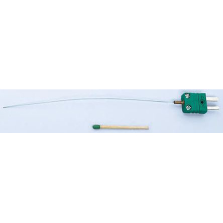 Reckmann R9-1661 Type K Thermocouple 38 mm Length, 0.5 mm Diameter → 1100 °C Max
