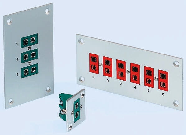 Reckmann Thermocouple Connector Panel for Use with Type R/S Thermocouple