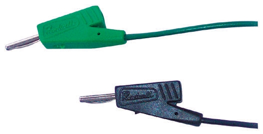 Radiall Connector Test Lead 5A, 250V ac, Yellow, 200 mm Lead Length