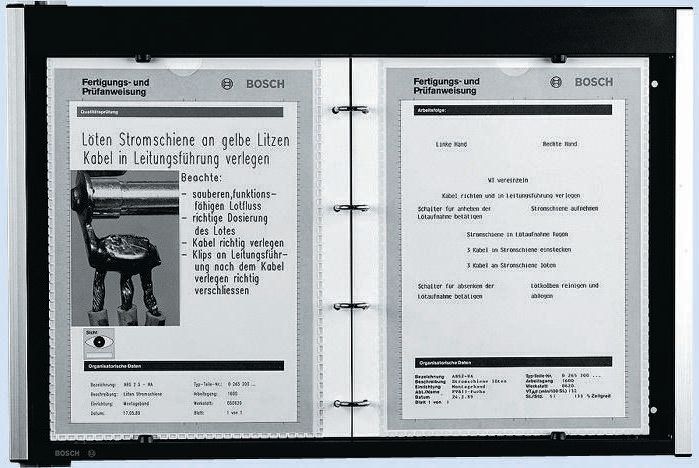 Bosch Rexroth Plastic, Sheet Steel, Aluminium Information Board
