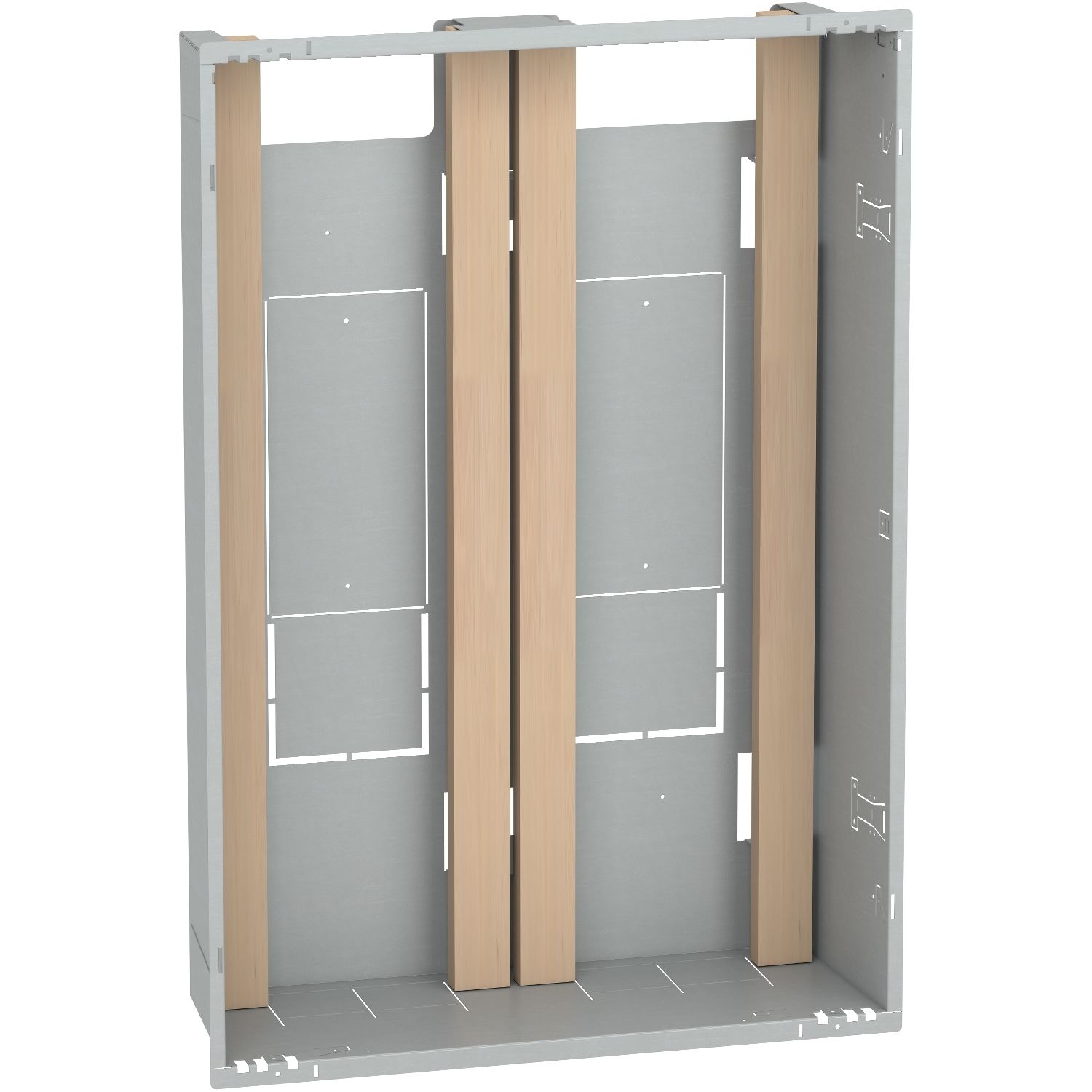 Schneider Electric Sheet Metal White Adaptable Enclosure Box 530mm x 780 mm x 780 mm