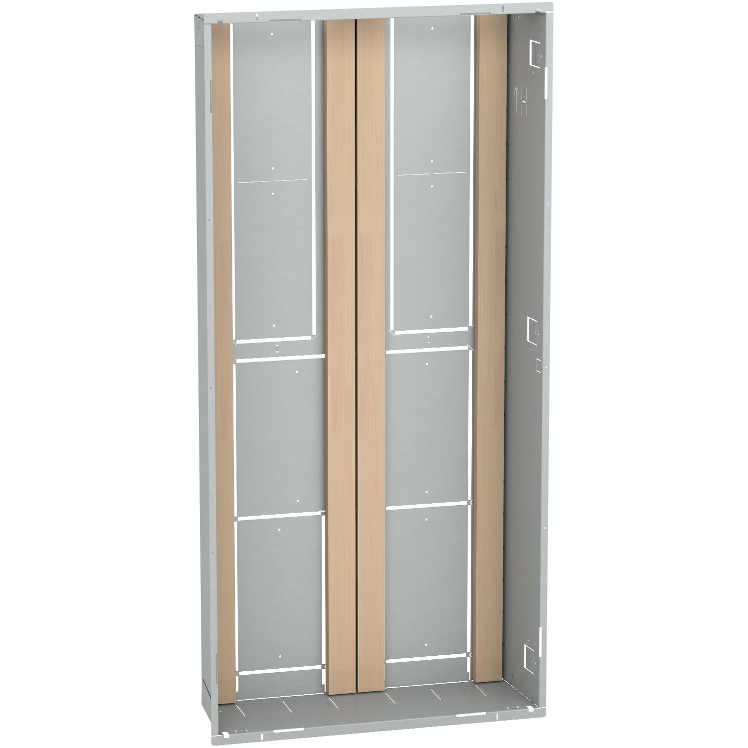 Schneider Electric Sheet Metal White Adaptable Enclosure Box 530mm x 1120 mm x 1120 mm