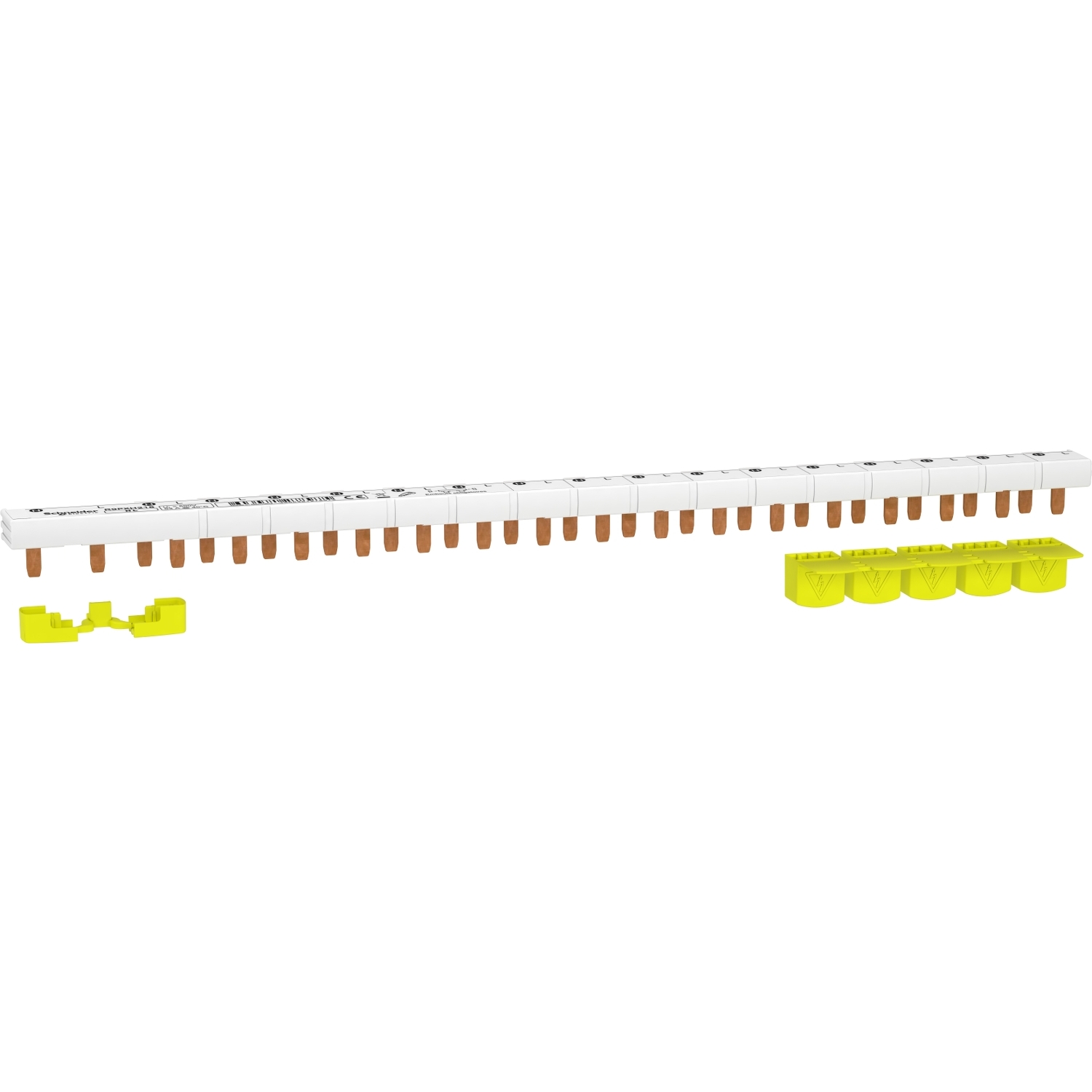 Schneider Electric Resi9 Resi9 1 Phase Busbar, 230 V ac, 18 mm Pitch