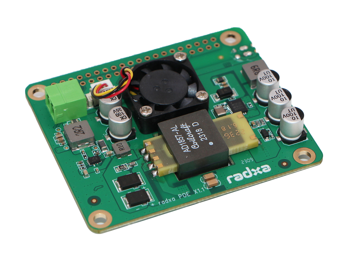 Okdo 25w PoE HAT for ROCK 3A/3B/3C/4C+/5A/5B Single Board Computers