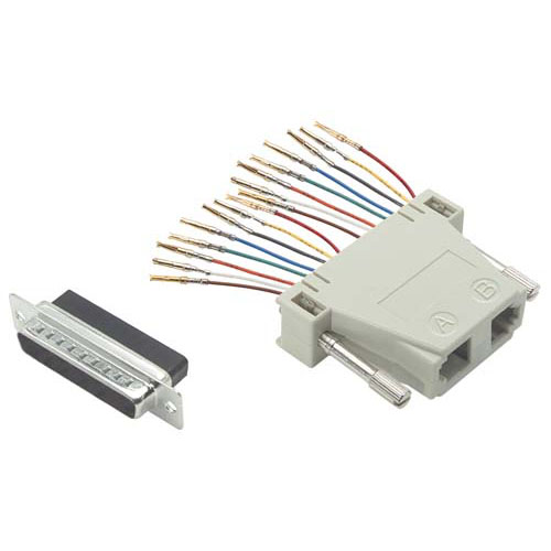 L-Com D-Sub Adapter Male RJ45