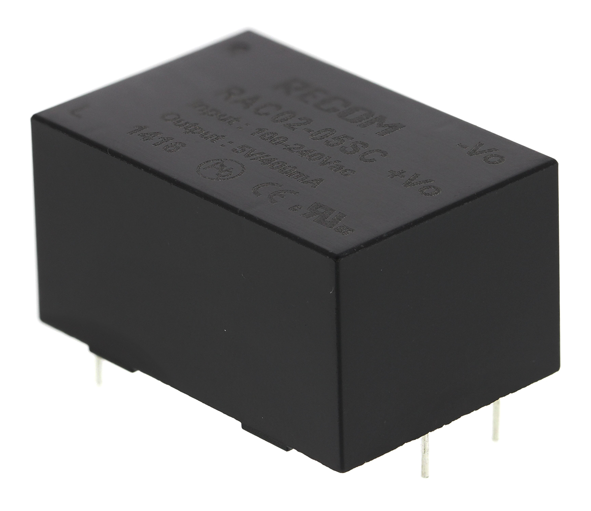 Recom Switching Power Supply 5V dc, 400mA, 2 W, Input 90V ac to  277V ac