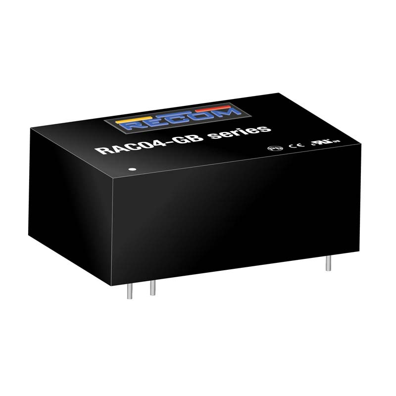 Recom Switching Power Supply, RAC04-24SGB 24V dc, 170mA, 4 W, Input 305V ac to  305V ac