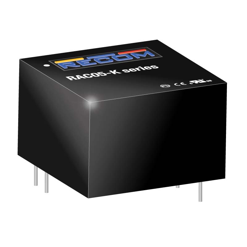 Recom Switching Power Supply, RAC05-24SK 24V dc, 210mA, 5 W, Input 80V ac to  264V ac