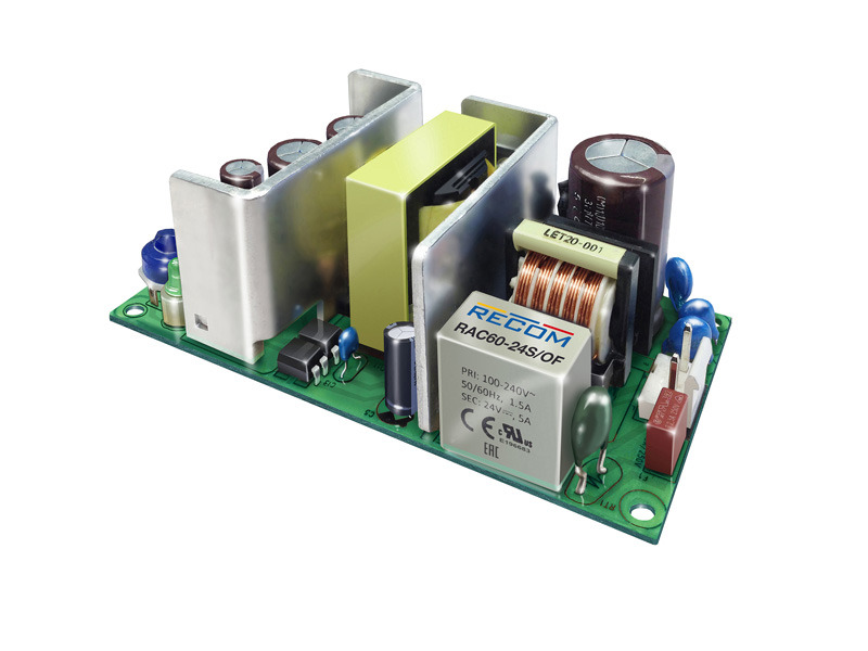 rac60-05sof Recom Switching Power Supply, RAC60-05S/OF 5V, 50 W 264V