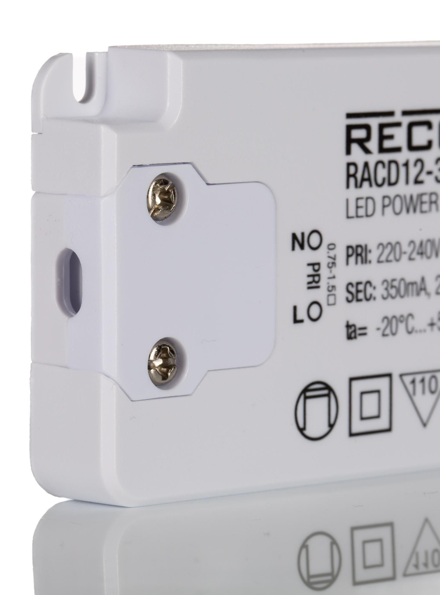 racd12-350-lp Recom LED Driver, 2V dc, 37 V dc Output, 13 W Output, 350mA