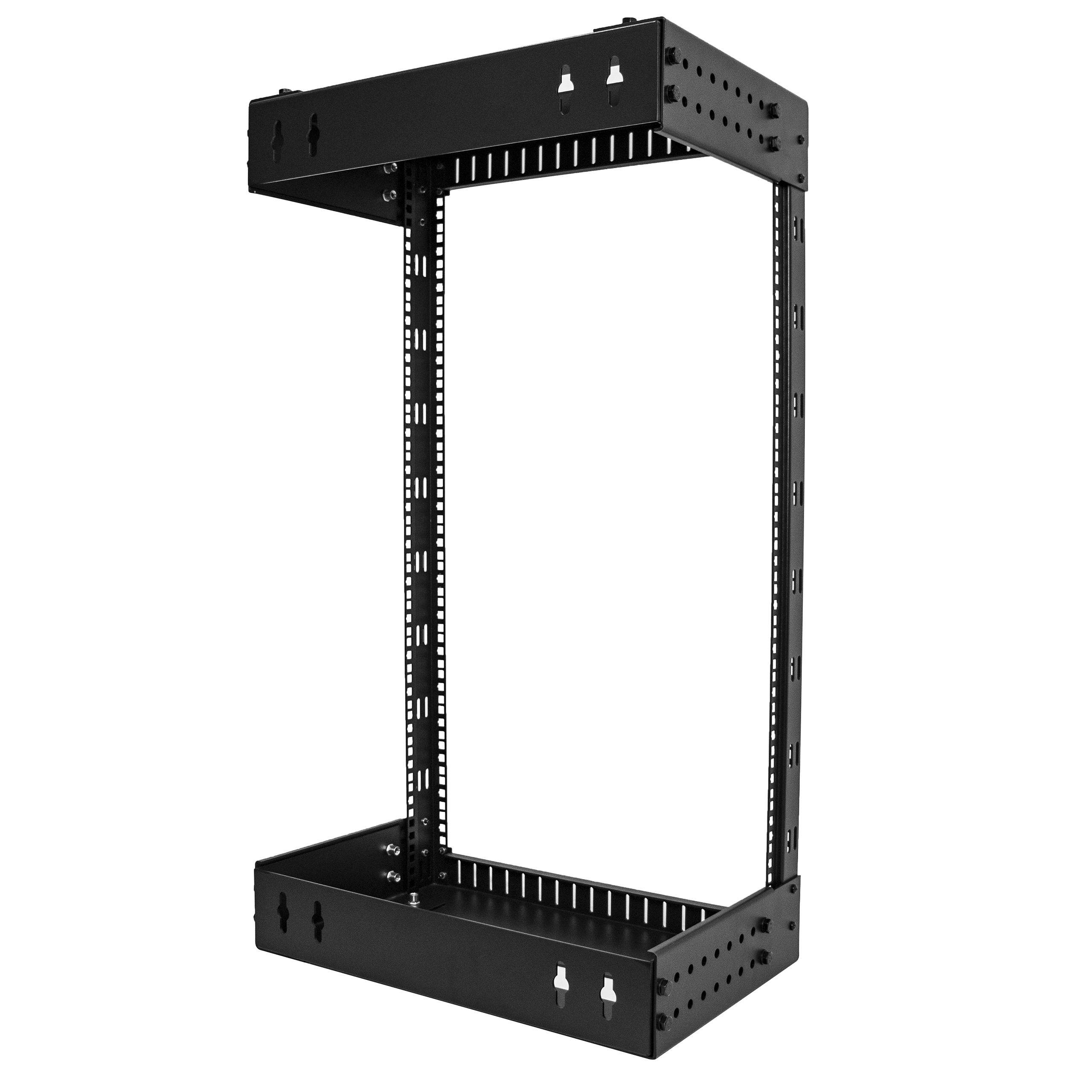rack-18u-20-wall-oa StarTech.com Black 18 U Steel Server Rack Rodless Actuator , with Swing Frame 48 mm