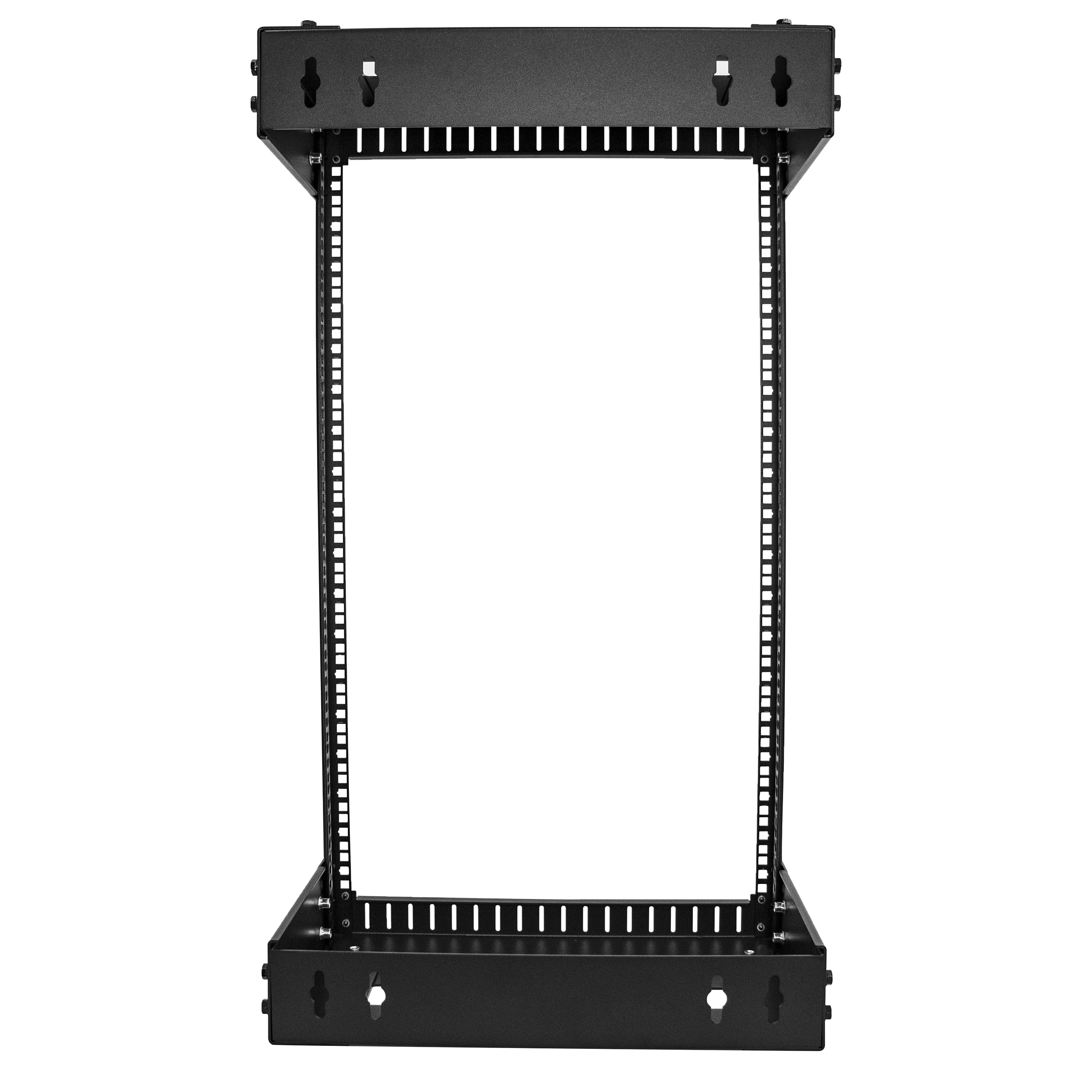 rack-18u-20-wall-oa StarTech.com Black 18 U Steel Server Rack Rodless Actuator , with Swing Frame 48 mm