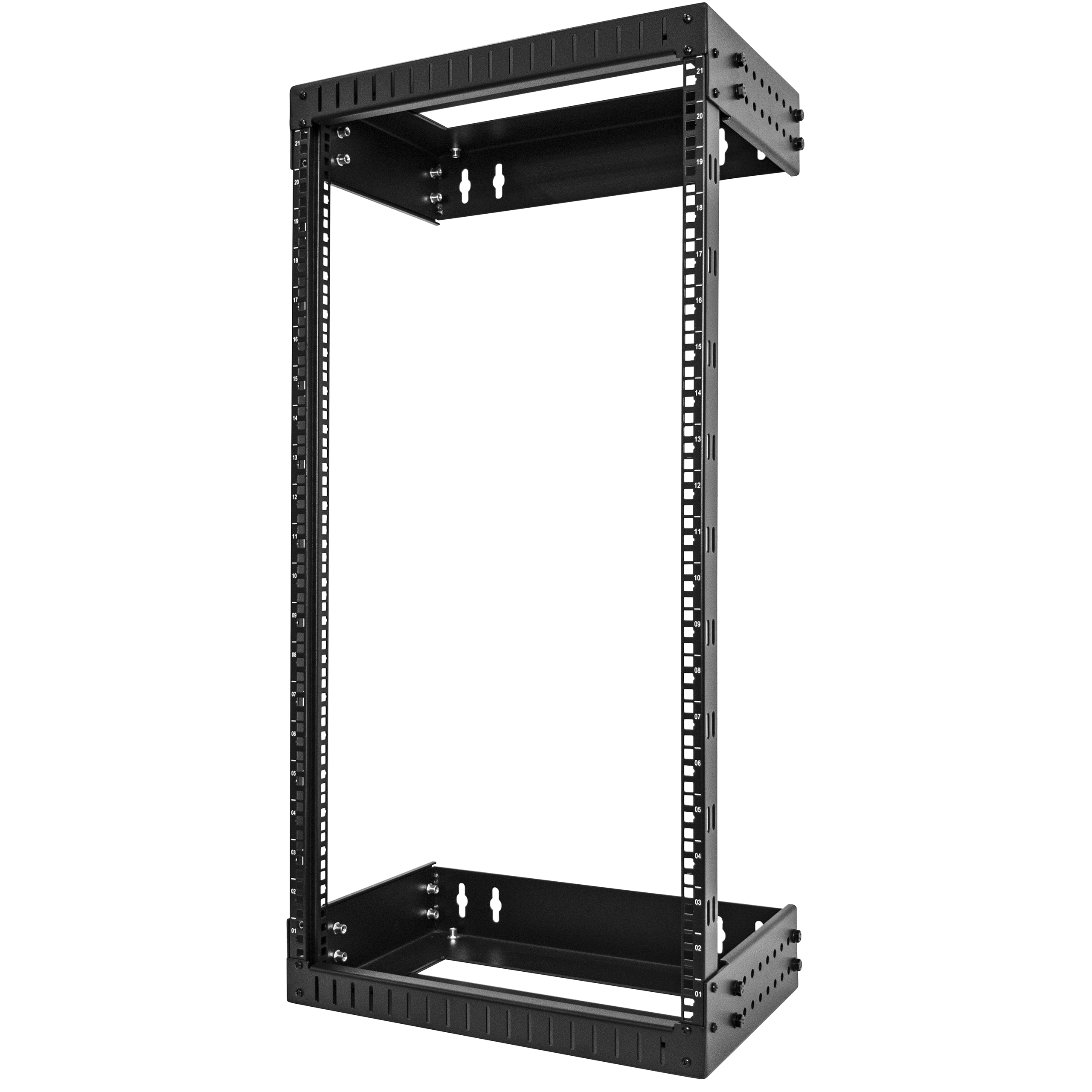 StarTech.com Black 21 U Steel Server Rack Rodless Actuator , with Swing Frame 48 mm