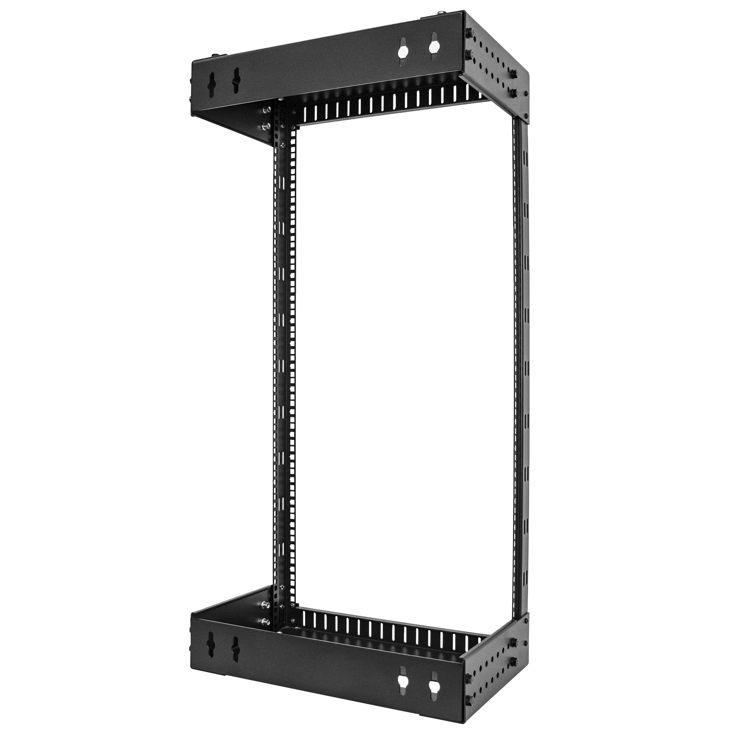 rack-21u-20-wall-oa StarTech.com Black 21 U Steel Server Rack Rodless Actuator , with Swing Frame 48 mm