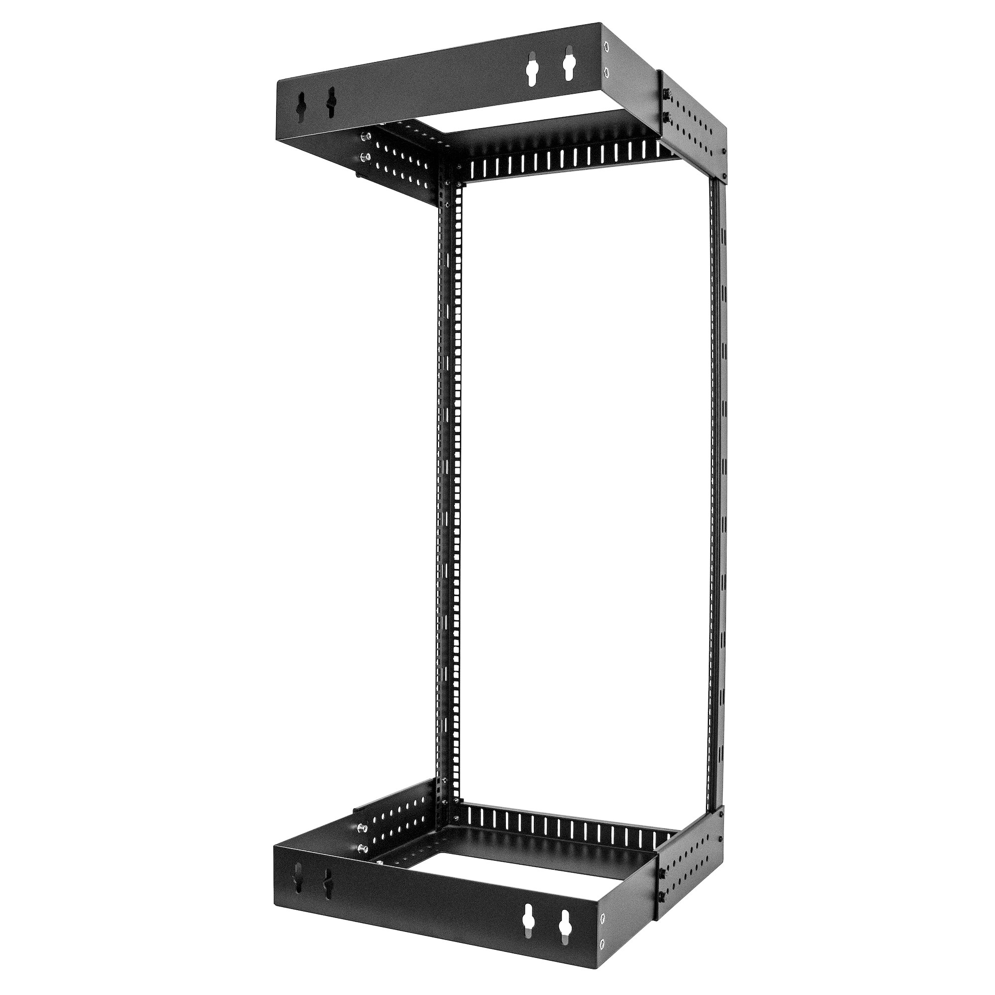 rack-24u-20-wall-oa StarTech.com Black 24 U Steel Server Rack , with Swing Frame, 508 mm, 1200 mm Height 48 mm
