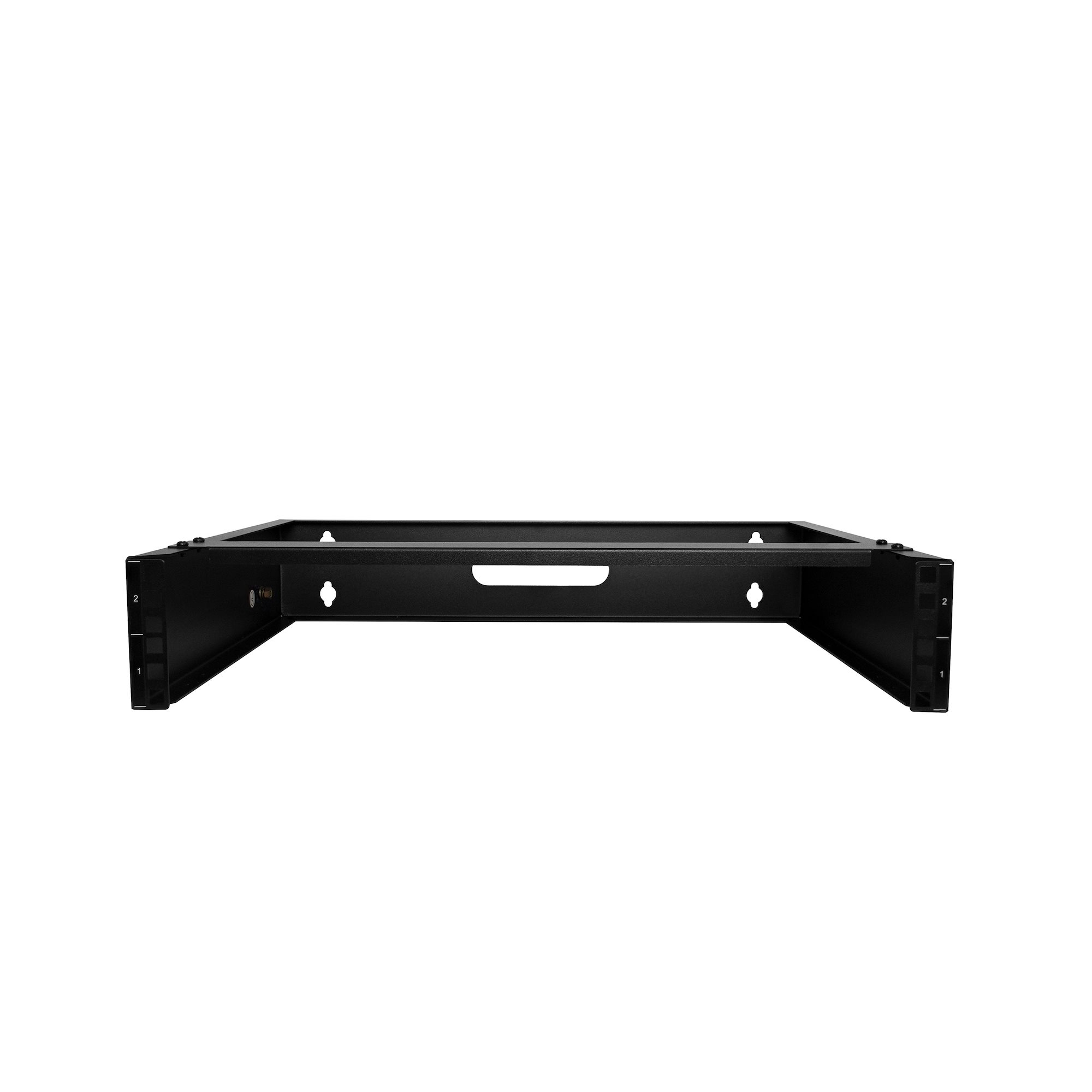 rack-2u-14-bracket StarTech.com Black 2 U Steel Server Rack Rodless Actuator , with Swing Frame 48 mm