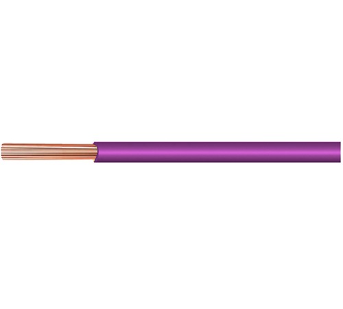 Huber+Suhner RADOX 155 Series Purple 0.75 mm² Hook Up Wire, 18 AWG, 100 m, Polyolefin, RADOX 155 0.75 MM2 VIOLET