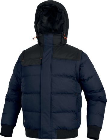 Delta Plus RAND2MN 2 Black, Blue, Breathable Bomber Jacket, 2XL 1 EA