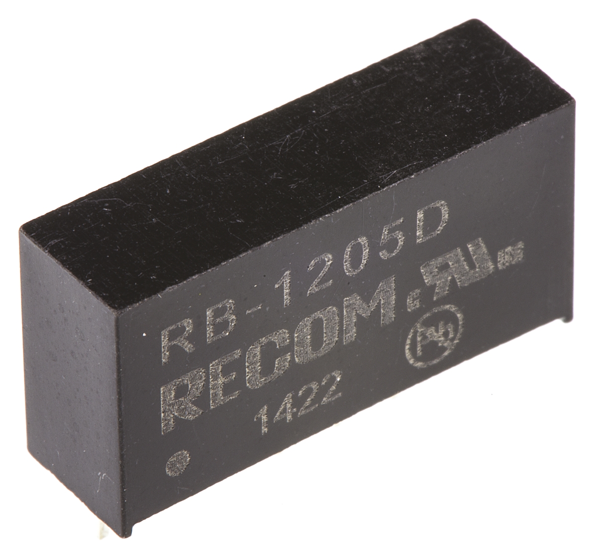 Recom RB DC/DC Converter, 5V, -5 V/ 100 mA, 13.2V dc Input, 10.8V Input 1 W, Through Hole, 85 °C Max Temp -40 °C Min