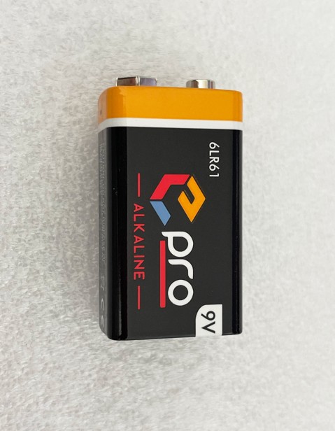 btrs-5 E-Pro Heavy Duty 9V Battery Zinc-Manganese 550mAh 6LR61