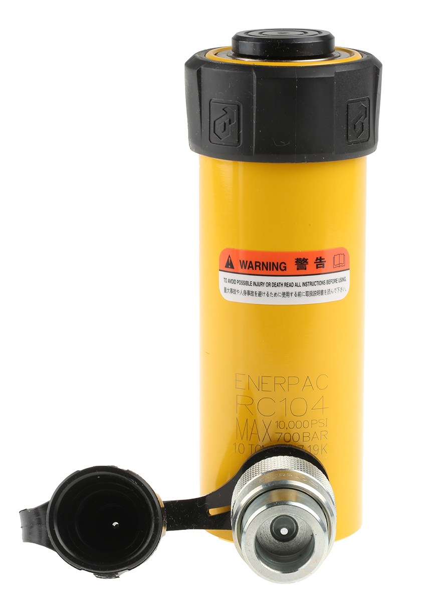 Enerpac, Portable General Purpose Hydraulic Cylinder, RC104 Single Acting 10 t 105 mm