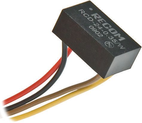 Recom LED Driver, 2V dc, 35 V dc Output, 21 W Output, 600mA PWM
