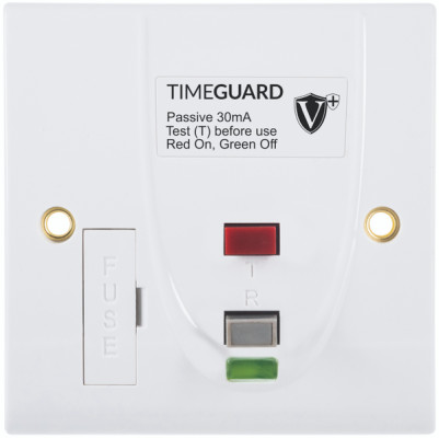 rcd10wpvn Timeguard 13A Switched Fused Spur BS1363-4, BS7288:2016