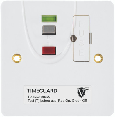 rcd11wpvn Timeguard 13A Switched Fused Spur BS7288:2016, BS1363-4