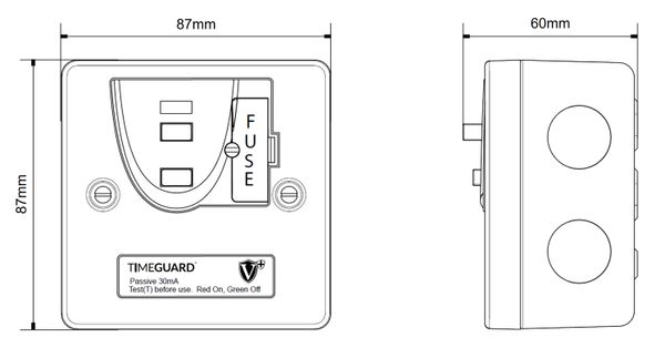 rcd16mln Timeguard 13A 1 Gang Fused Spur