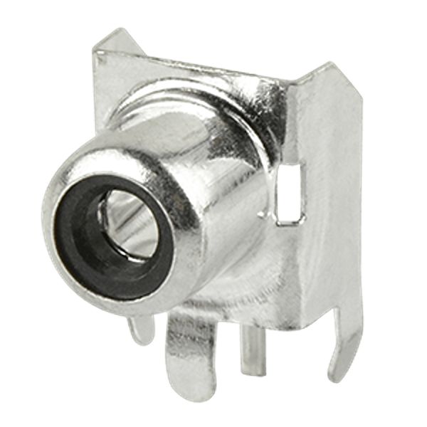 Same Sky Black Horizontal Through Hole RCA Socket, Tin, 1A