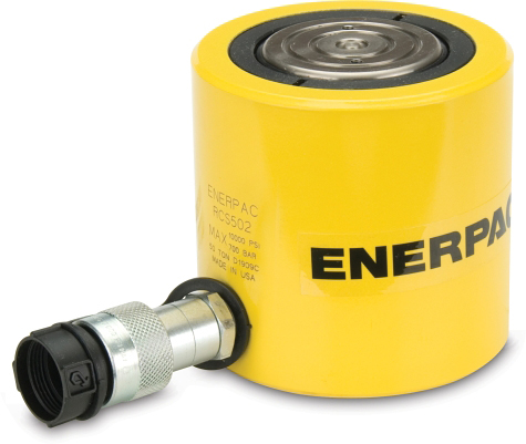 Enerpac, Portable Low Height Hydraulic Cylinder, RCS502 Single Acting 50 t 60 mm