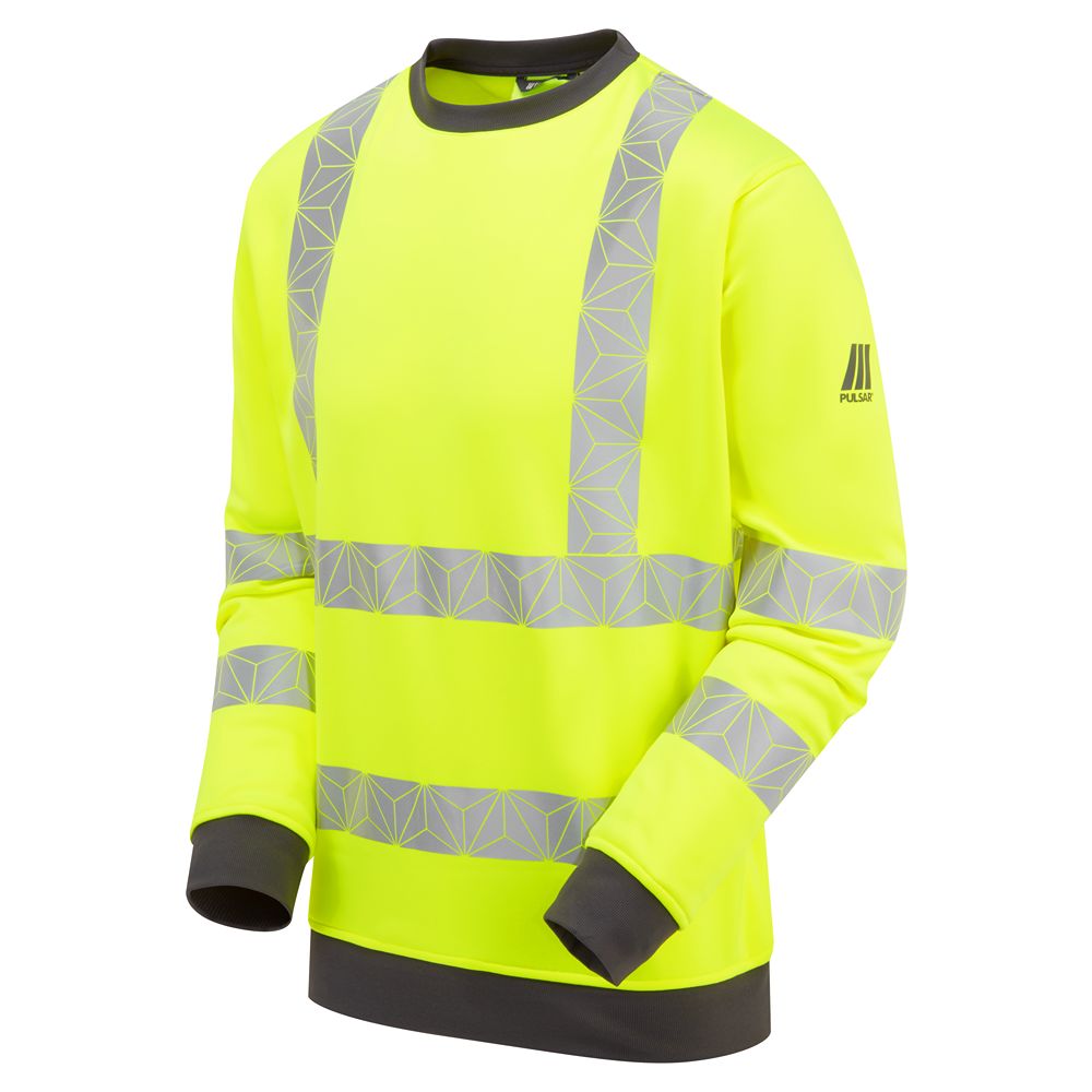 PULSAR Yellow Men's Sweatshirt, L