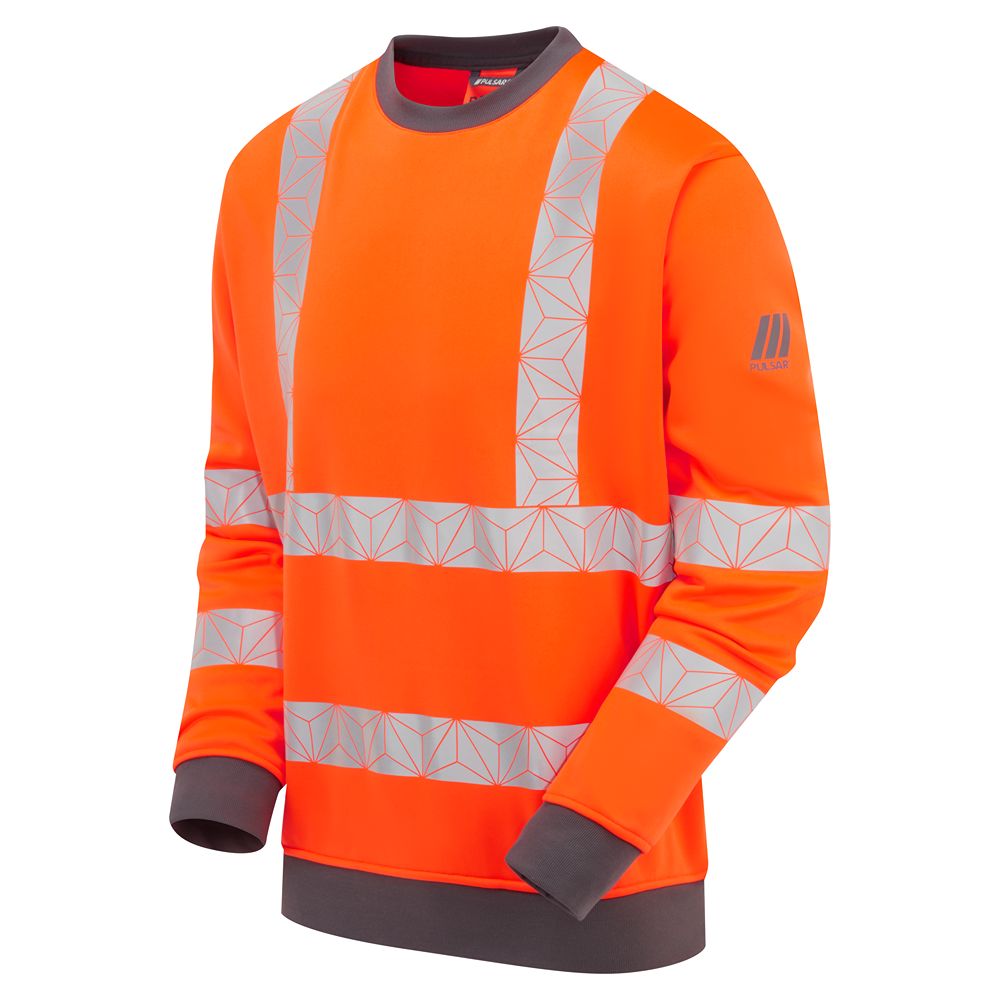 PULSAR Orange Men's Sweatshirt, M