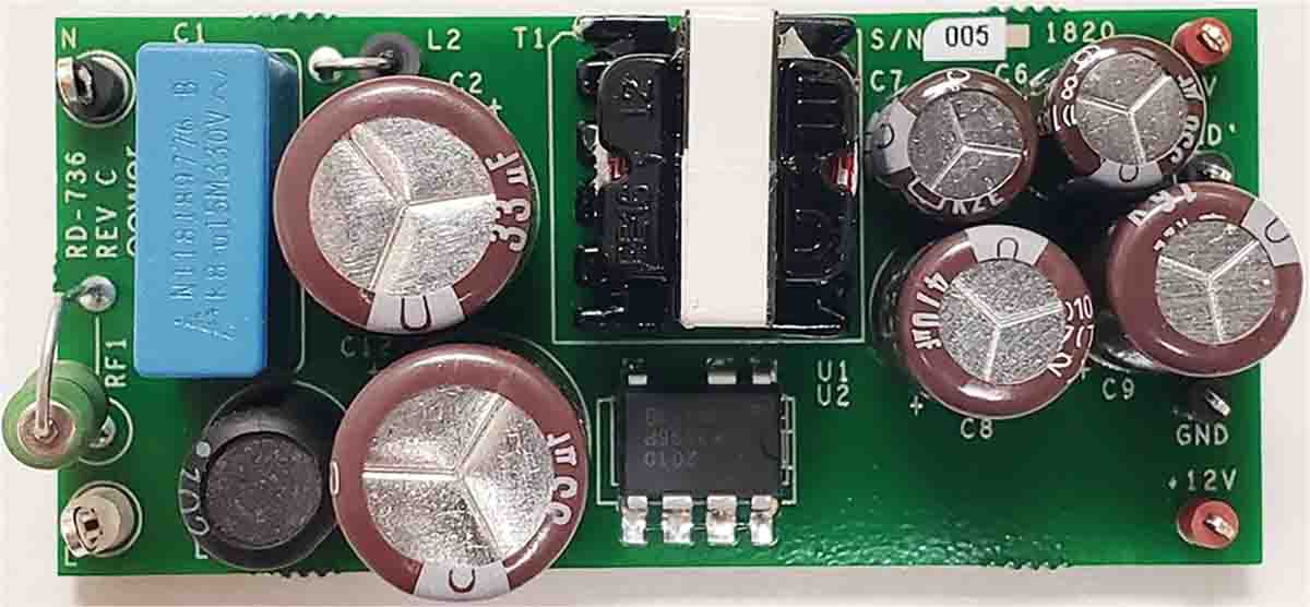 Power Integrations RDR-736 Flyback Converter for LinkSwitch-XT2 900 V for Embedded Power Supply