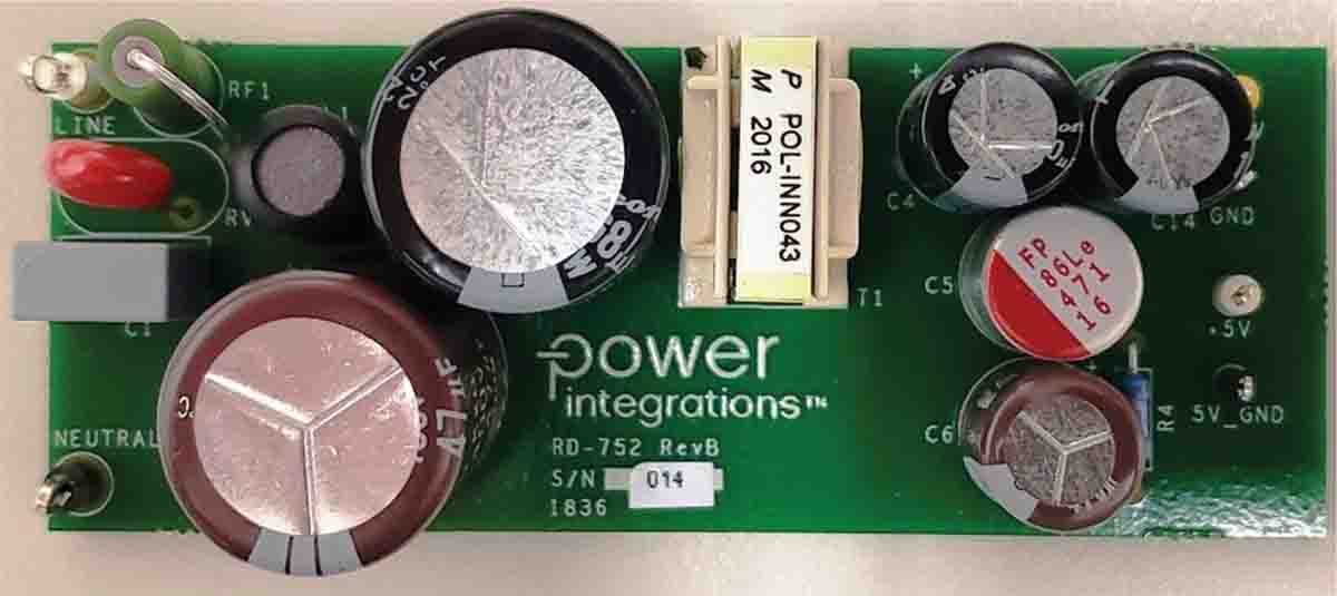 Power Integrations RDR-752 Flyback Converter for INN3673C-H601 for Embedded Power Supply