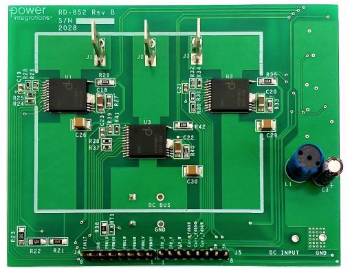 Power Integrations RDK-852 3-Phase Inverter for LNK3204D, BRD1263C for Brushless DC Motor