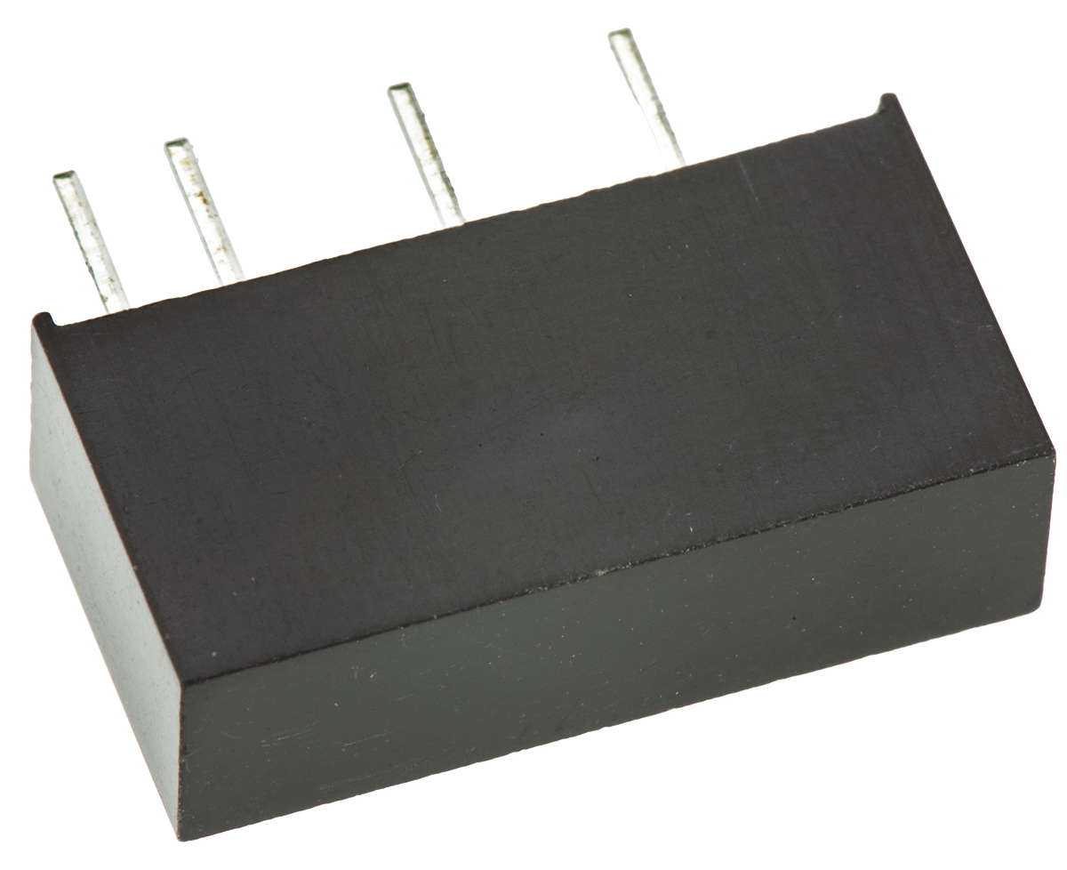 re-1205s Recom RE DC/DC Converter, 5V dc/ 200 mA, 13.2V dc Input, 10.8V Input 1 W, Through Hole, 85 °C Max Temp -40 °C Min Temp,