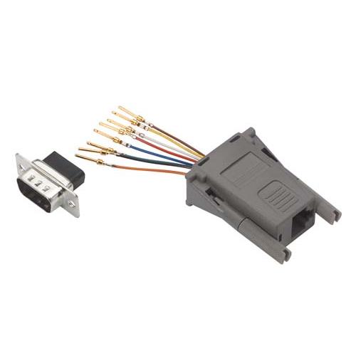 L-Com D-Sub Adapter Male RJ45 Female