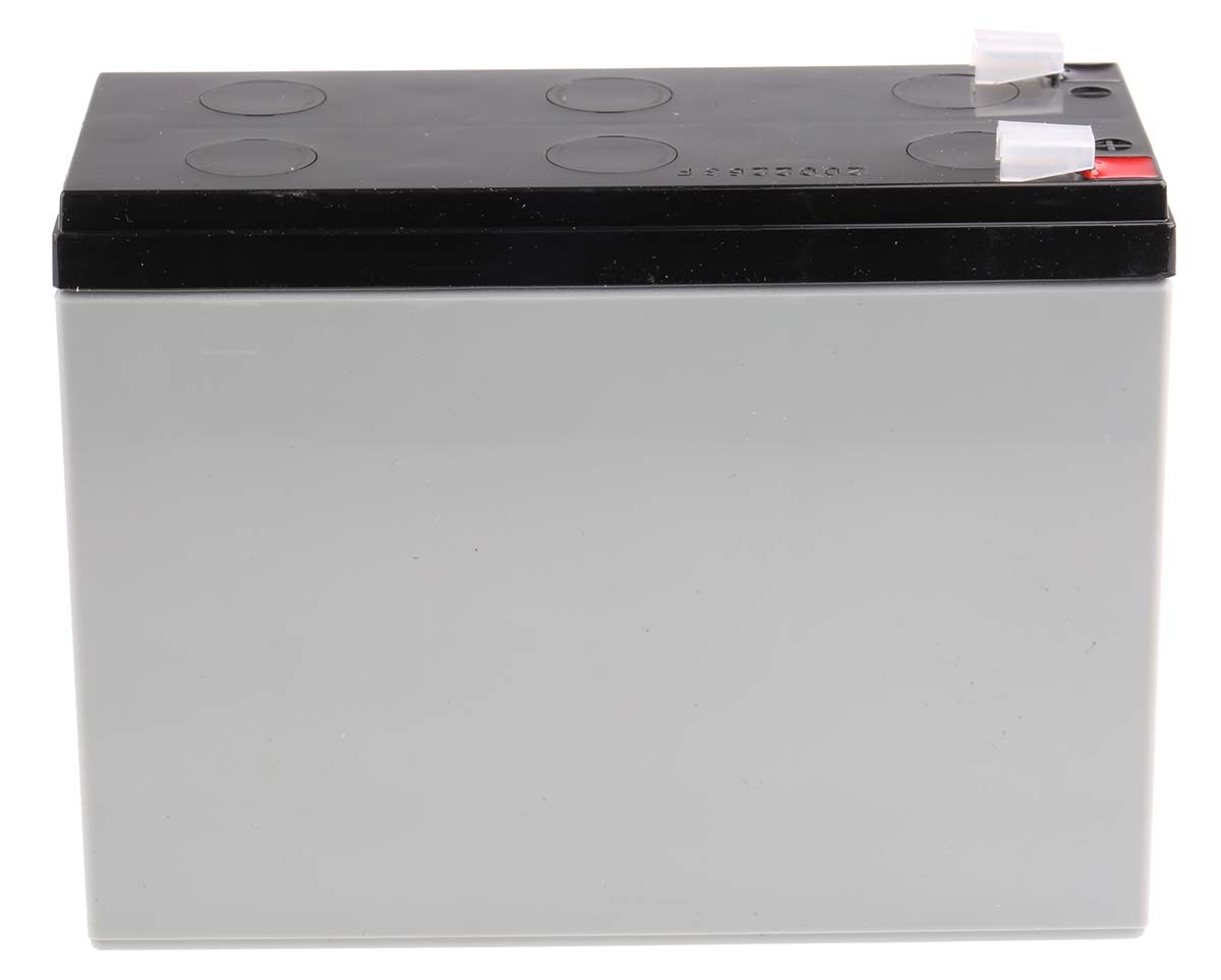 rec10-12 Yuasa 12 V, Faston F2 Sealed Lead Acid Battery, 10 Ah, 112mm x 115.5 mm