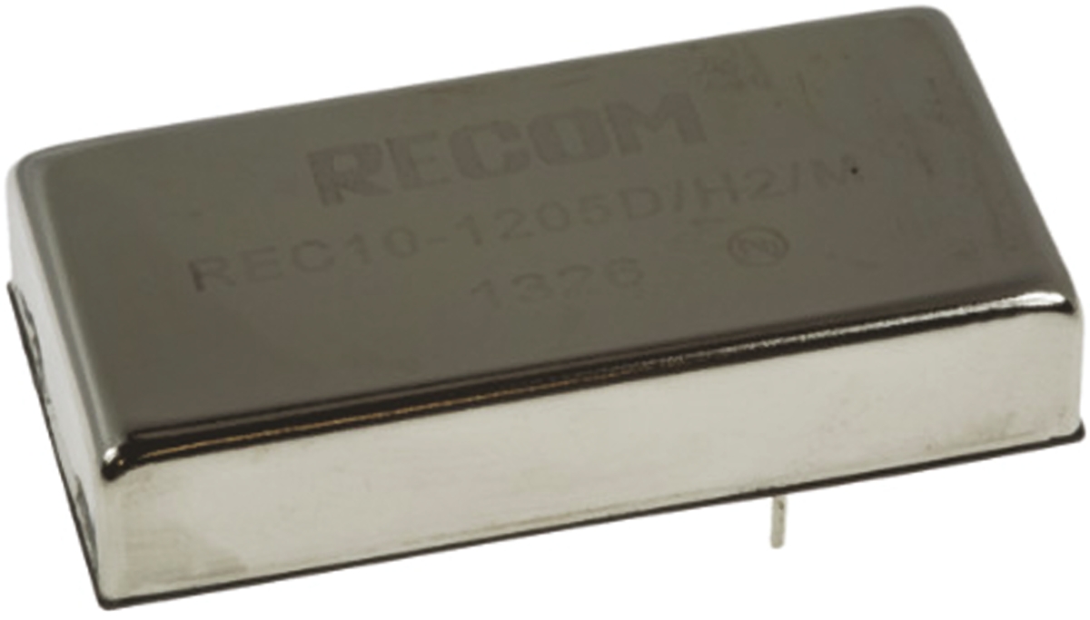 Recom DC/DC Converter, 15V/ 333 mA, 36V Input, 9V Input 10 W, Through Hole, 85 °C Max Temp -40 °C Min Temp, 24-Pin DIP