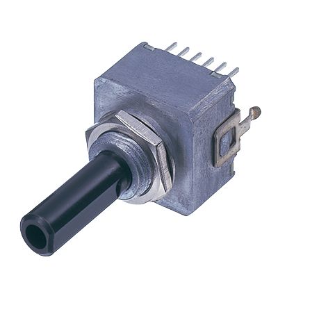 Nidec Components 5V dc 25 ppr Pulse Optical Encoder with a 6 mm Flat Shaft, Snap-in, Pin